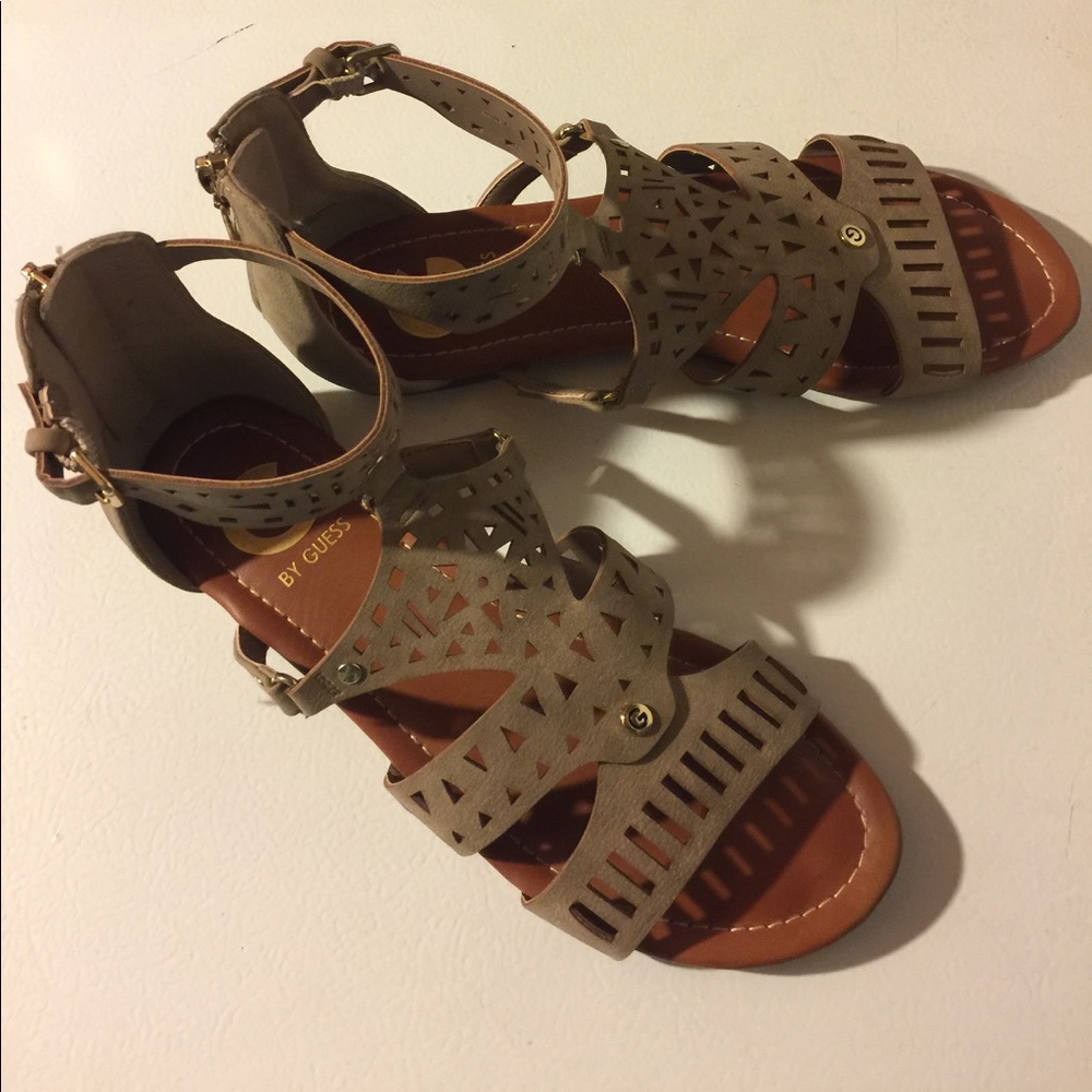 G by Guess Lolita Sandals size US 6M New in box.